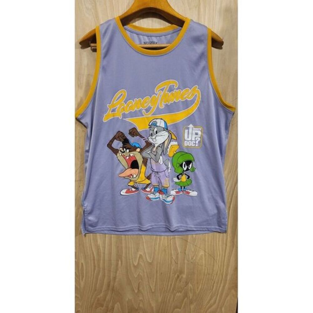 Vtg Looney Tunes Bugs Bunny "What's Up Doc"  T-Shirt Dual Side‎ Graphic Tee XXL